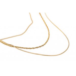 Fraco Bene Multi náhrdelník - zlatý